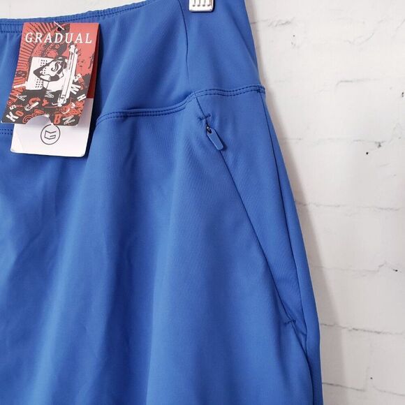 Gradual Golf Skort Skirt Size S Blue NEW Casual Travel Athleisure Preppy - Picture 2 of 6